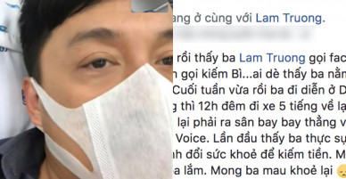 Mải miết làm việc và chạy show, Lam Trường nhập viện vì kiệt sức