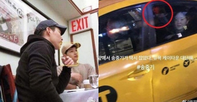 Song Hye Kyo say khướt tại New York, được ông xã Song Joong Ki dìu lên taxi?