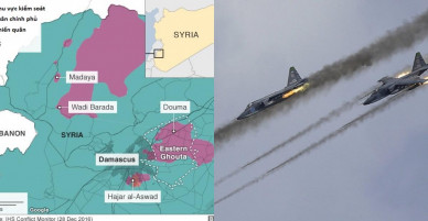 Nga trút “mưa” hỏa lực tấn công phiến quân tại Syria