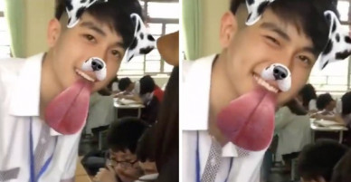 Clip ngắn 5s khoe lúm đồng tiền của cậu bạn điển trai: Dừng lại nhanh, cười cái nữa là tim em đứt phanh!