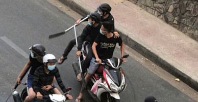 Hơn 30 người hỗn chiến bằng súng, mã tấu ở trung tâm Sài Gòn