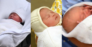 Nhìn ảnh mới sinh của 3 tiểu công chúa, hoàng tử nhà Công nương Kate, ai cũng tưởng anh em sinh 3 vì quá giống nhau