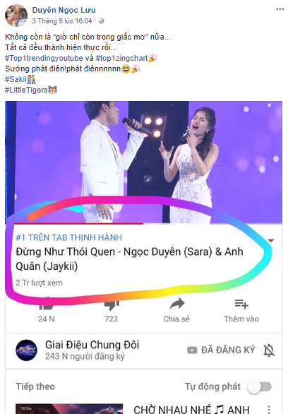 dương khắc linh, ngọc duyên, sara, jaykii, đạo nhạc, trịnh thăng bình, đã biết sẽ có ngày hôm qua, đừng như thói quen, tin8