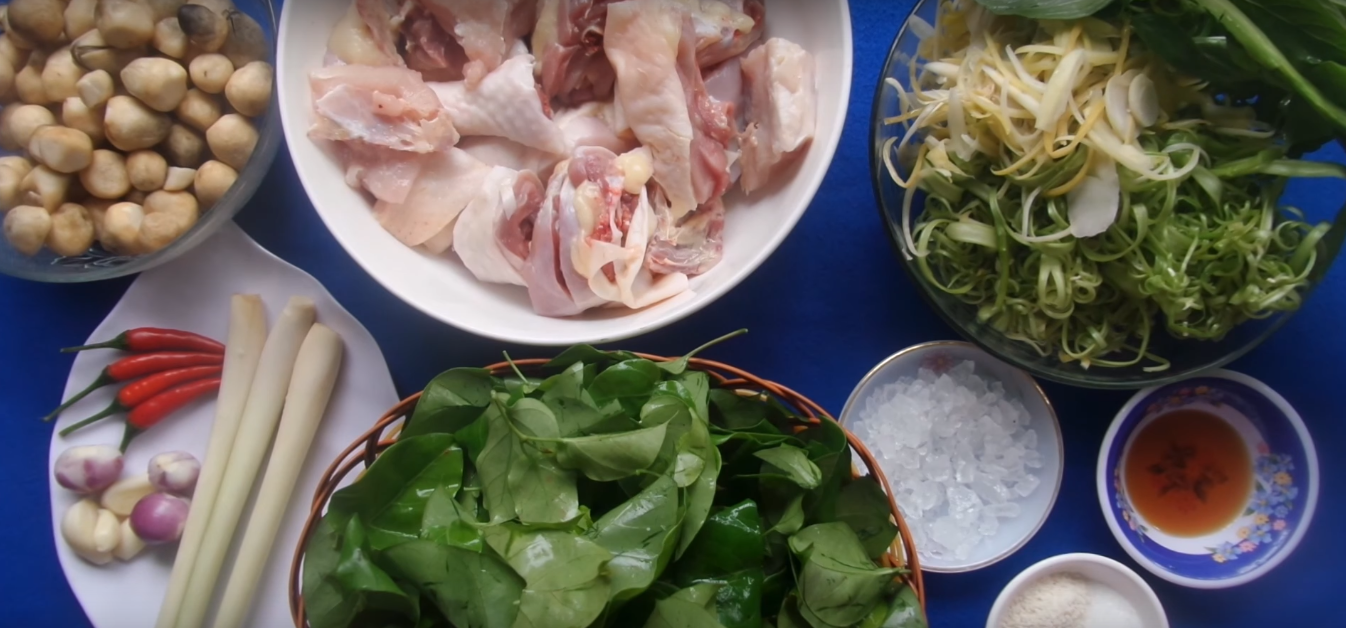 món ngon, ngày mưa, lẩu gà lá giang, gà nấu lá giang, tin8