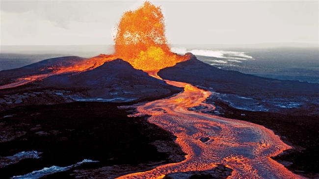 núi lửa, tuôn trào, phun trào, miệng núi lửa, bụi tro, tro, tin8, Hawaii