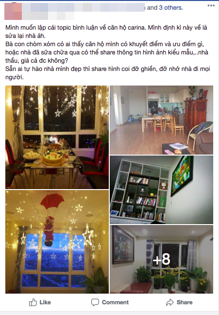 Phía chung cư Carina đã làm gì?