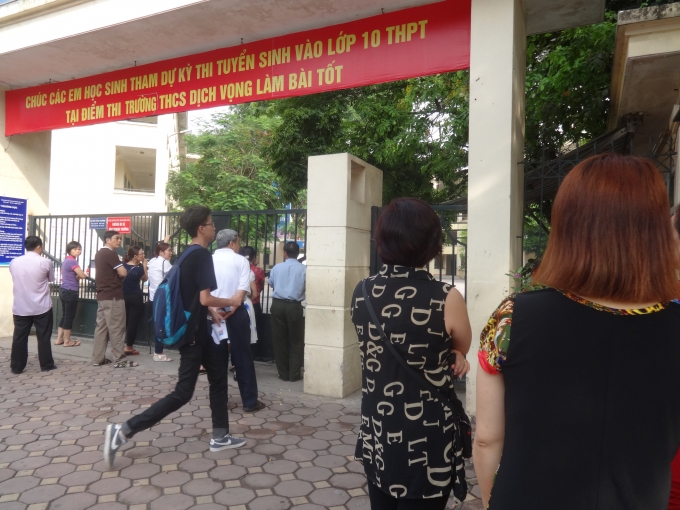 thi tuyển sinh, lớp 10, tin8, chùm ảnh, dự thi