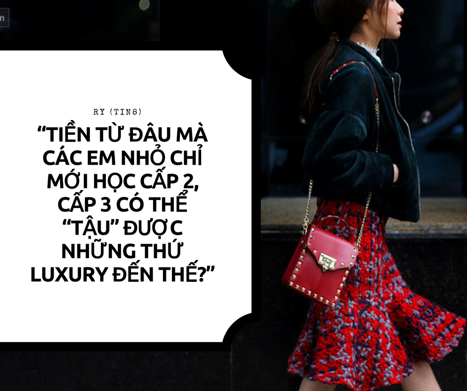 tin8, rich kid, quần áo xa xỉ, tiêu xài hoang phí, có cần thiết