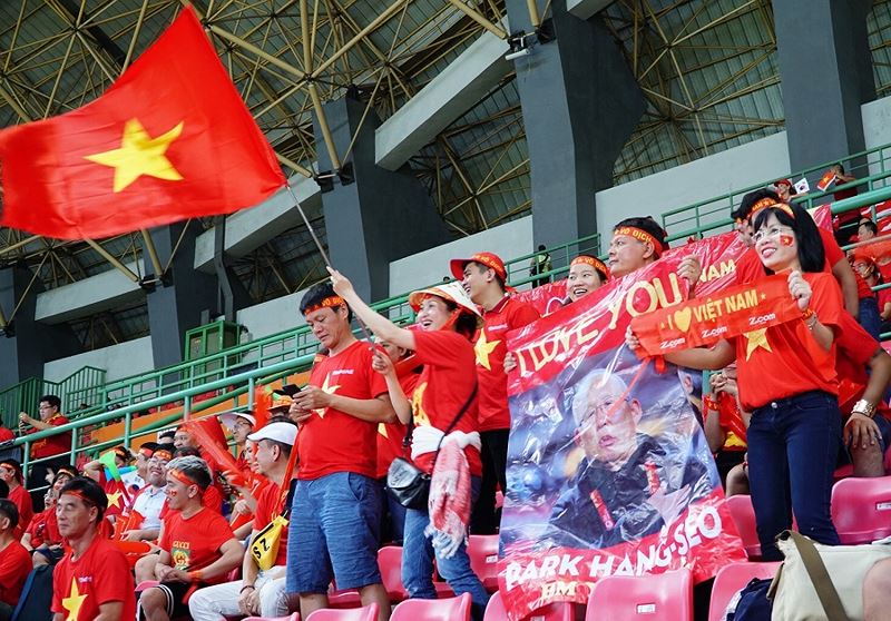 tin8, hình ảnh, cổ vũ, đội tuyển quốc gia, bóng đá, ASIAD2018, Việt Nam, bán kết, lịch sử