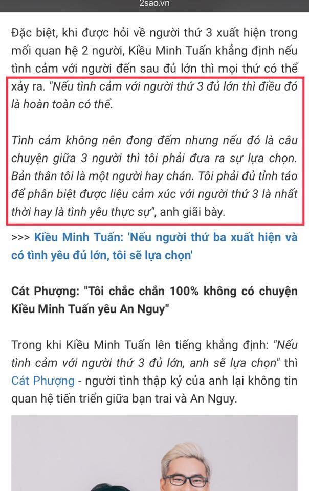 Kiều Minh Tuấn, Cát Phượng, An Nguy, Chú ơi đừng lấy mẹ con