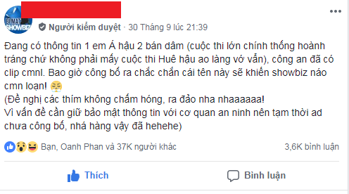 Á hậu 2, bán dâm, hoa hậu chính thống, tin đồn, tin8