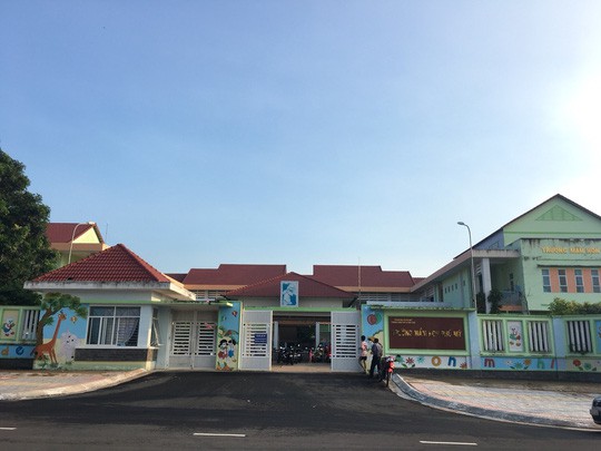 trường Mầm non, Phú Mỹ, trẻ em, ăn cơm, đầu cá, móc xanh, tin8
