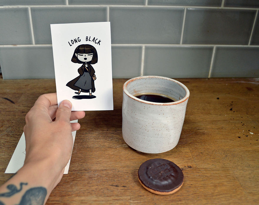 cafe, tin8, nước uống, bộ ảnh, xinh, đẹp, dễ thương, Latte, Cappuccino, Long Black, Cortado, Mocha, Frappuccino