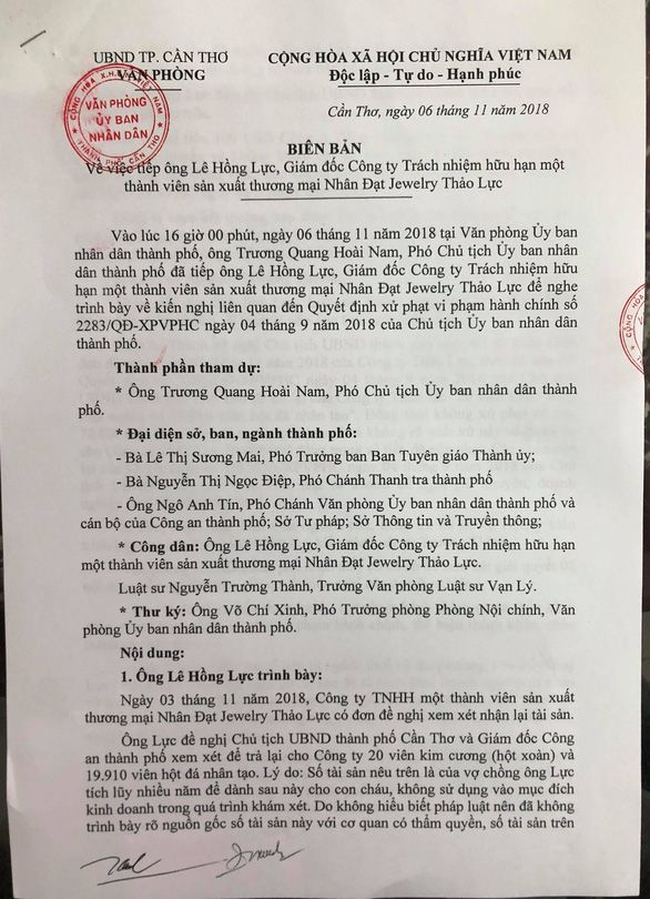 tiệm vàng, kim cương, Cần Thơ, Trương Quang Hoài Nam, Nguyễn Cà Rê, Lê Hồng Lực