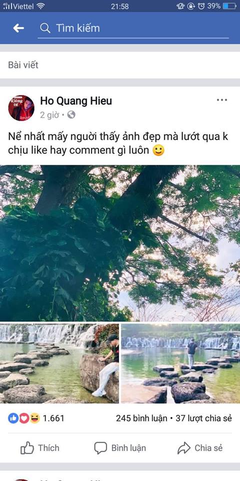Hồ Quang Hiếu, Bảo Anh, tái hợp, du lịch, suối mơ, Đồng Nai, tin8
