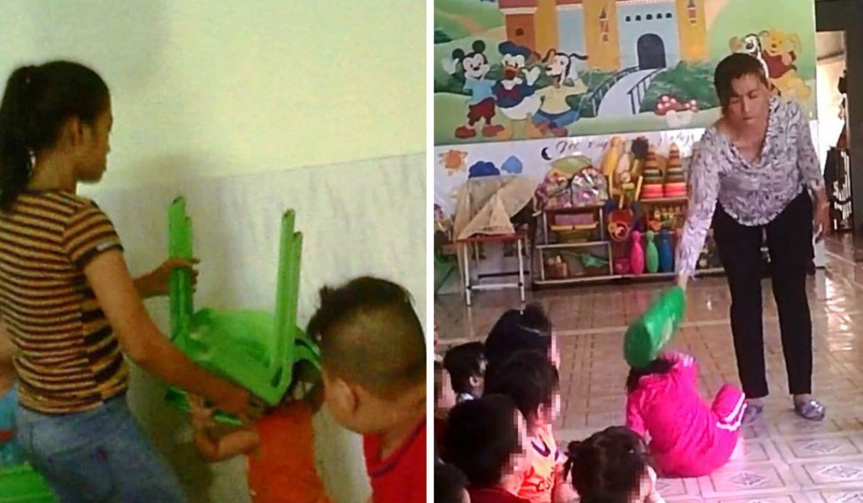 trẻ em, trường mầm non, bạo hành, buộc dây, cửa sổ, Nam Định, bảo mẫu, tin8