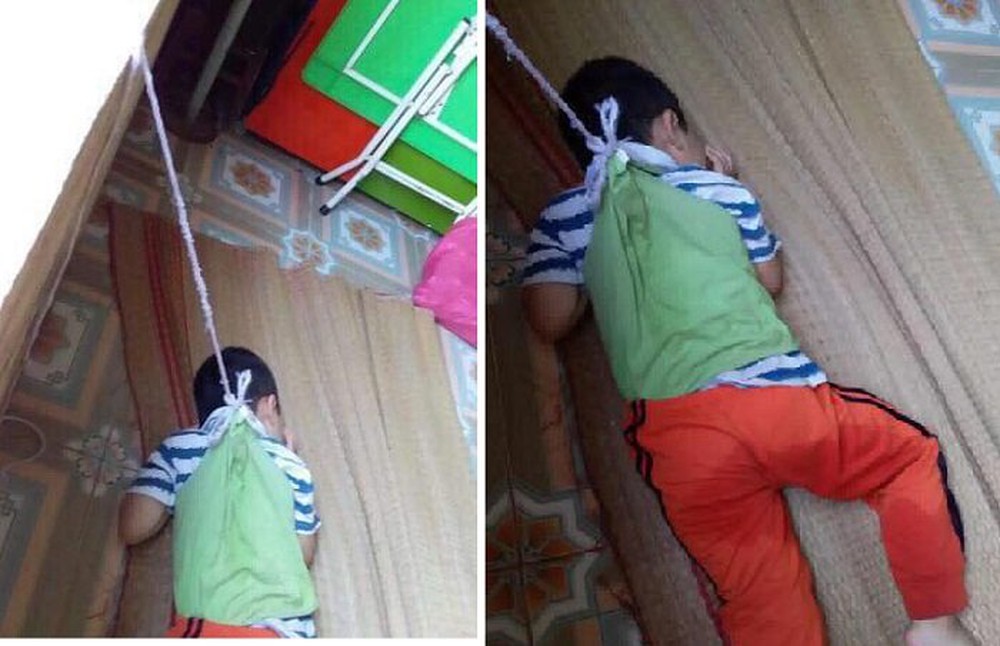 cậu bé 4 tuổi, buộc dây thừng, cửa sổ, hành hạ trẻ em, bạo hành trẻ em, mầm non, cô giáo,hung thủ, Nam Định, tin8